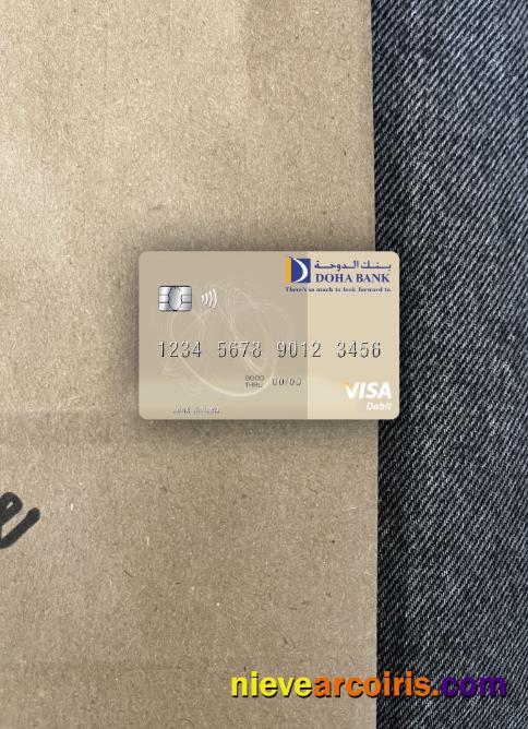 Qatar Doha Bank visa debit card photolook